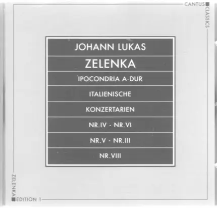 Zelenka - Ipocondria A-Dur, italienische konzertarien