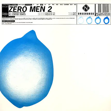 Zero Men - Shadow Nation / Low Key Sonics