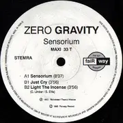 12inch Vinyl Single - Zero Gravity - Sensorium