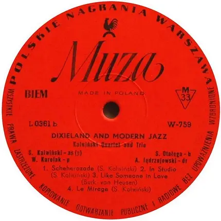 Zespół Jazzowy Zygmunta Wicharego | The Stan Kalwinski Four - Dixieland And Modern Jazz