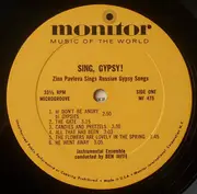 LP - Zina Pavlova - Sing, Gypsy! - Mono