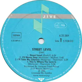 Zinc - Street Level