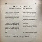 LP - Zinka Milanov - Songs Of Yugoslavia & Songs Of The Ukraine - Mono