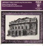 Zinka Milanov, Tito Schipa, ... - Unforgettable voices sing Italian Opera