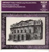 LP - Zinka Milanov, Tito Schipa, ... - Unforgettable voices sing Italian Opera