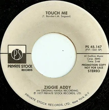 Ziggie Addy - Touch Me