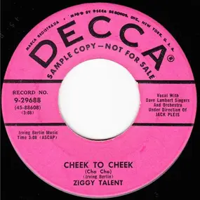 Ziggy Talent - Cheek To Cheek / Bozooki Blues