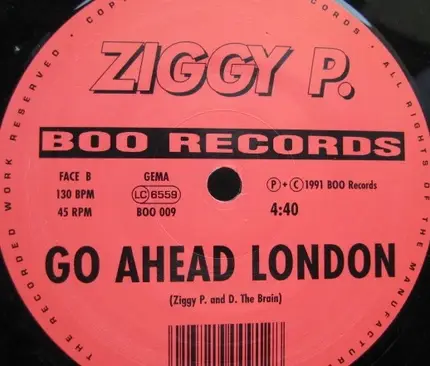 Ziggy P. - Bump + Grind / Go Ahead London