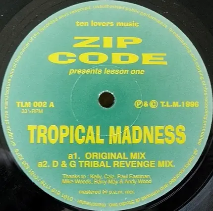 Zip Code - Presents Lesson One Tropical Madness