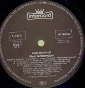 LP - Zipflo Reinhardt - New Generation - RARE JAZZ
