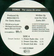 12inch Vinyl Single - Zona - Por Causa Do Amor