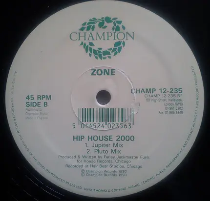 Zone - Hip House 2000