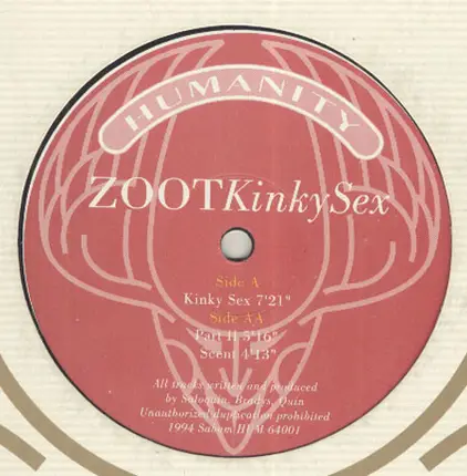 Zoot - Kinky Sex / Part II / Scent