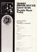LP - Zoot Sims And Bob Brookmeyer - Tonite's Music Today - Mono, + insert.