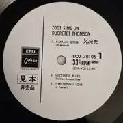 LP - Zoot Sims Avec Henri Renaud Et Son Orchestre Et Jon Eardley - Zoot Sims Avec Henri Renaud Et Son Orchestre Et Jon Eardley - Mono /+OBI /+Insert.