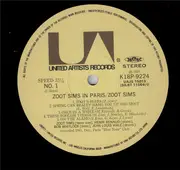 LP - Zoot Sims - Zoot Sims In Paris - + INSERT