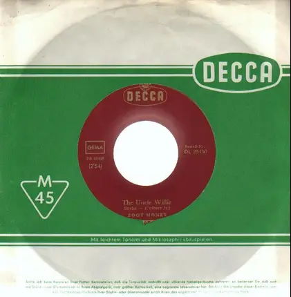 Zoot Money - The Uncle Willie / Zoot Suit