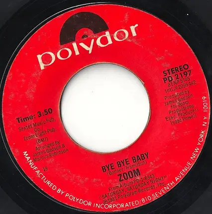 Zoom - Bye Bye Baby / Love Seasons