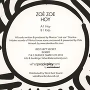 12inch Vinyl Single - Zoe Zoe - Hoy
