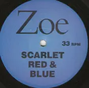 Zoe - Scarlet Red & Blue