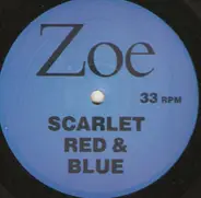 Zoë - Scarlet Red & Blue