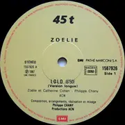 12inch Vinyl Single - Zoëlie - Lolo