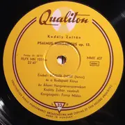 LP - Zoltán Kodály - Psalmus Hungaricus / Budavári Te Deum