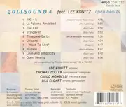 CD - Zollsound 4 feat. Lee Konitz - Open Hearts