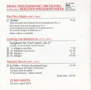CD - Ben-Haim / Beethoven / Ravel - Israel Philharmonic Orchestra Welcomes Berliner Philharmoniker