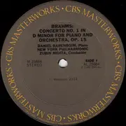 LP - Zubin Mehta , The New York Philharmonic Orchestra , Daniel Barenboim - Johannes Brahms - Piano Concerto No. 1 - STILL SEALED