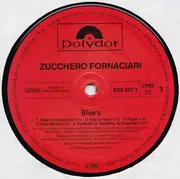 LP - Zucchero Sugar Fornaciari - Blue's