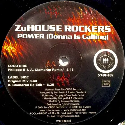 ZuHouse Rockers - Power (Donna Is Calling)