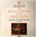 LP - Bach / Zuzana Ruzickova - 15 Inventionen und Sinfonien