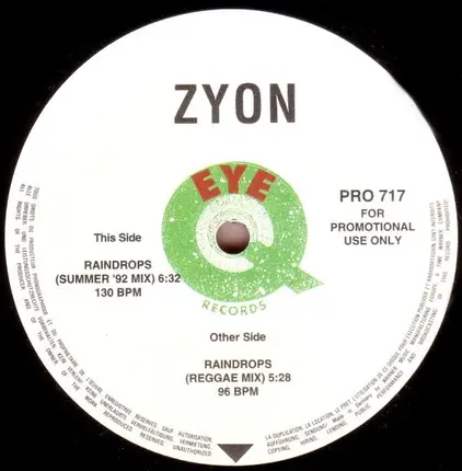 Zyon - Raindrops