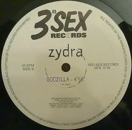 Zydra - Jack The Ripper / Godzilla