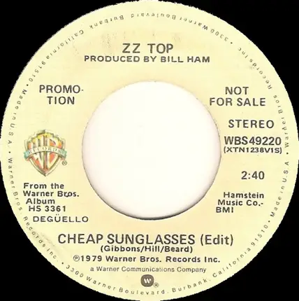 ZZ Top - Cheap Sunglasses