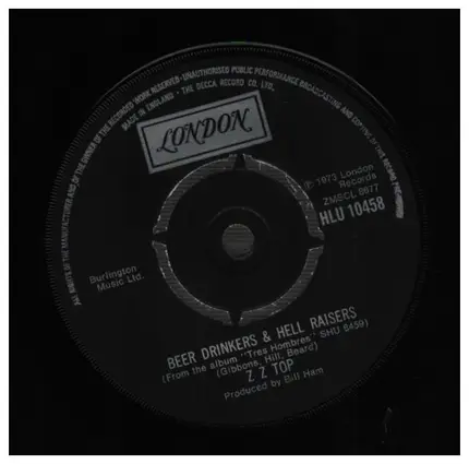 ZZ Top - Beer Drinkers & Hell Raisers