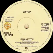 7inch Vinyl Single - ZZ Top - I Thank You