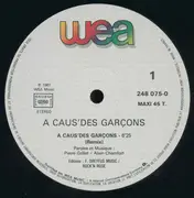 12inch Vinyl Single - A Caus' Des Garçons - A Caus' Des Garçons