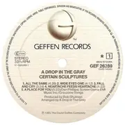 LP - A Drop In The Gray - Certain Sculptures
