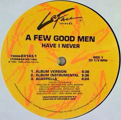 A Few Good Men - Have I Never