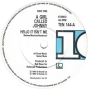 7inch Vinyl Single - A Girl Called Johnny - Hello It Isn't Me