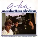 12inch Vinyl Single - a-ha - Manhattan Skyline (Extended Remix) - incl, Poster