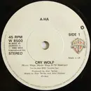 7inch Vinyl Single - a-ha - Cry Wolf - Paper Labels