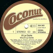 LP - À La Carte - Viva À La Carte