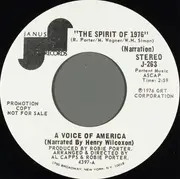 7inch Vinyl Single - A Voice Of America - The Spirit Of 1976