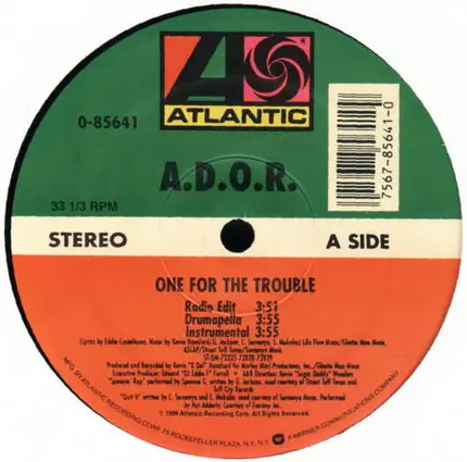 a.d.o.r. - one for the trouble