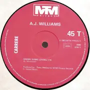 12inch Vinyl Single - A.J. Williams - Gimme Some Lovin'