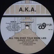 A.K.A. - All You Ever Told Were Lies