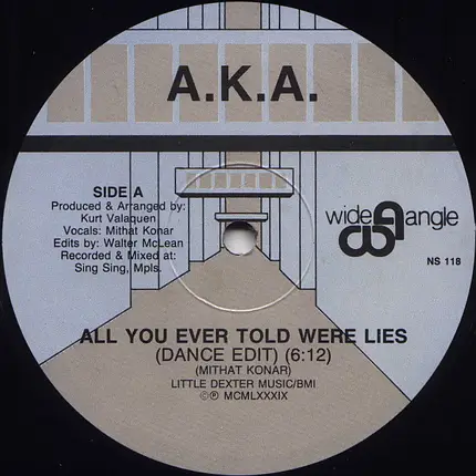 A.K.A. - All You Ever Told Were Lies